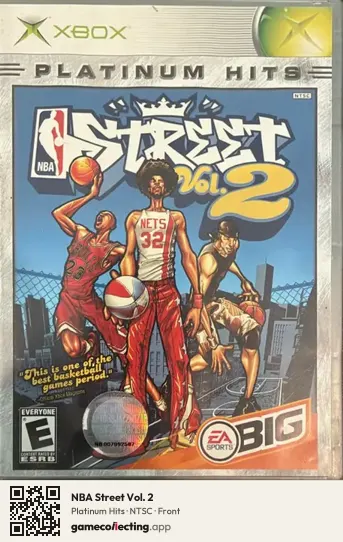 NBA Street Vol. 2 Xbox, NTSC box front