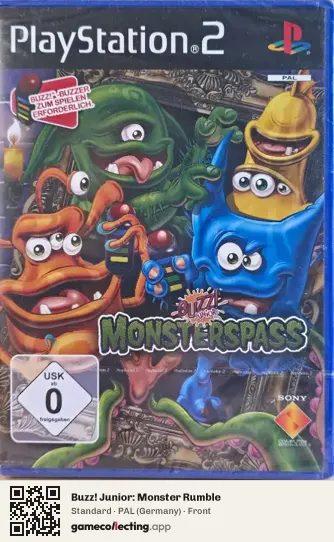 Buzz! Junior: Monster Rumble PlayStation 2, Germany box front