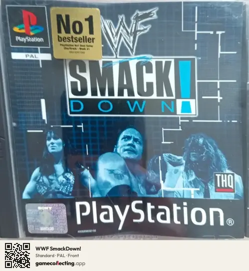WWF SmackDown! PlayStation, PAL box front