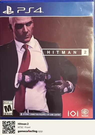 Hitman 2 PlayStation 4, NTSC box front