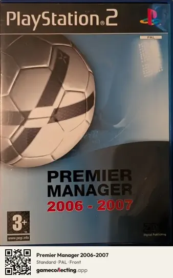 Premier Manager 2006-2007 PlayStation 2, PAL box front