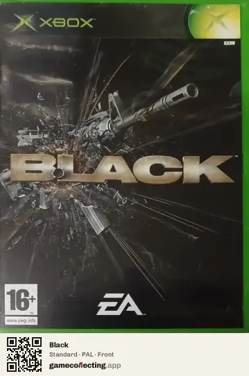 Black Xbox, PAL box front