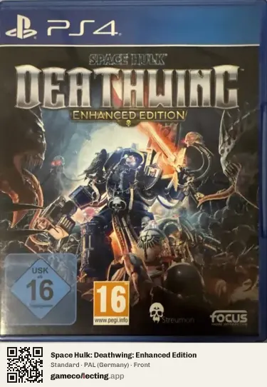 Space Hulk: Deathwing: Enhanced Edition PlayStation 4, Germany box front