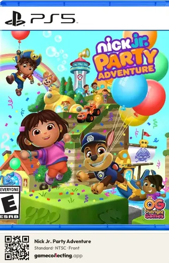 Nick Jr. Party Adventure PlayStation 5, NTSC box front