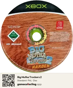 Big Mutha Truckers 2 Xbox, PAL disc