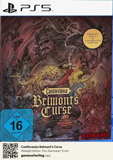 Castlevania: Belmont's Curse PlayStation 5, Germany box front