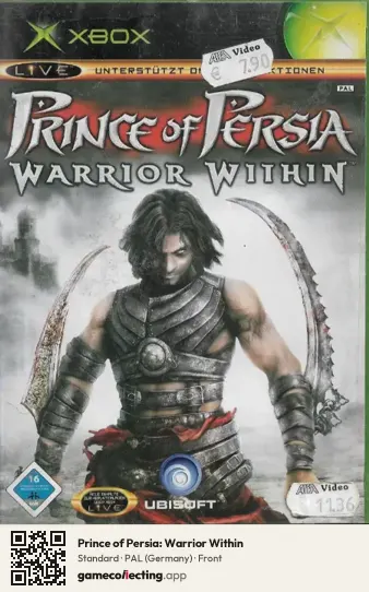 Prince of Persia: Warrior Within Xbox, Germany box front