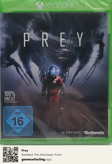 Prey Xbox One, Germany box front