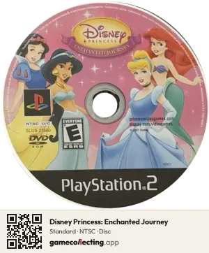 Disney Princess: Enchanted Journey PlayStation 2, NTSC disc