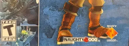 Jak II, the ESRB box on its front