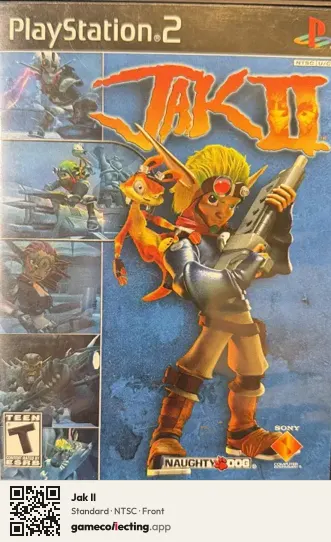 Jak II PlayStation 2, NTSC box front