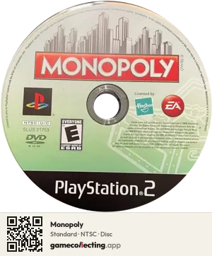 Monopoly PlayStation 2, NTSC disc