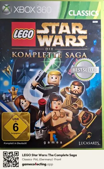 LEGO Star Wars: The Complete Saga Xbox 360, Germany box front