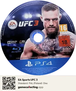 EA Sports UFC 3 PlayStation 4, PAL disc