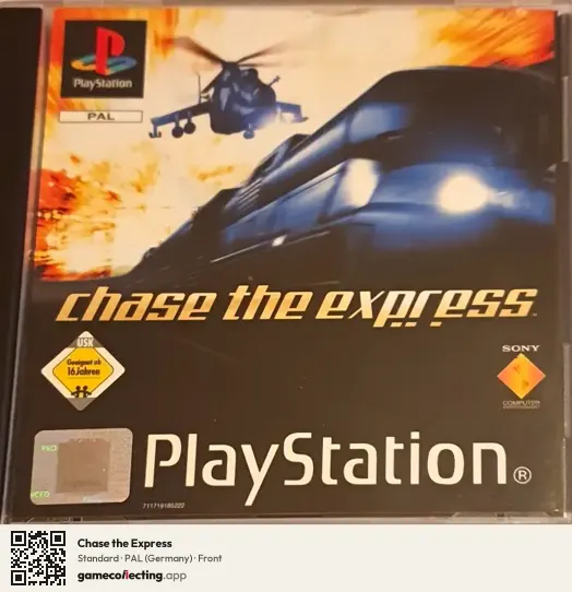 Chase the Express PlayStation, Germany box front