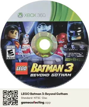 LEGO Batman 3: Beyond Gotham Xbox 360, NTSC disc