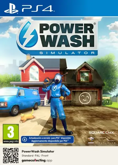 PowerWash Simulator PlayStation 4, PAL box front