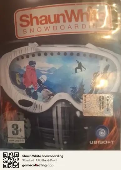 Shaun White Snowboarding PlayStation 3, Italy box front