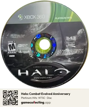 Halo: Combat Evolved Anniversary Xbox 360, NTSC disc