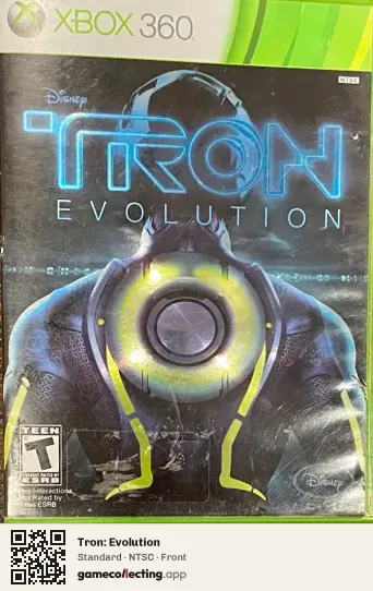 Tron: Evolution Xbox 360, NTSC box front