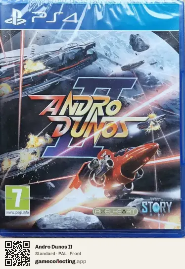 Andro Dunos II PlayStation 4, PAL box front