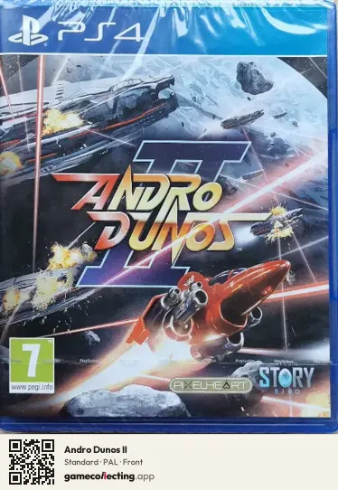 Andro Dunos II PlayStation 4, PAL box front