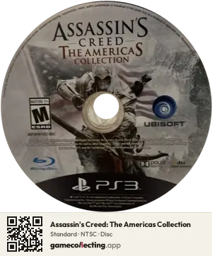 Assassin's Creed: The Americas Collection PlayStation 3, NTSC disc