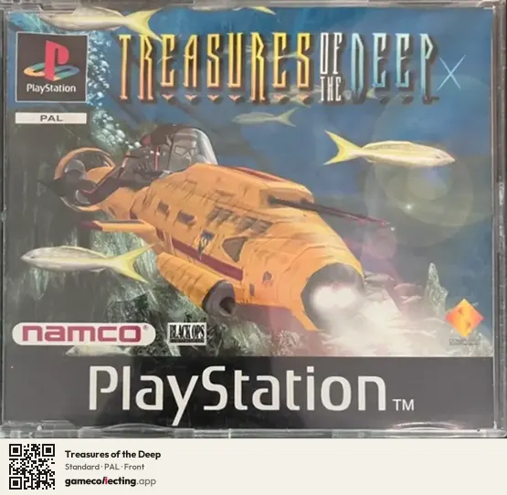 Treasures of the Deep PlayStation, PAL box front