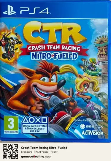 Crash Team Racing Nitro-Fueled PlayStation 4, France box front