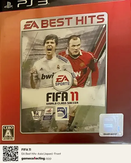 FIFA 11 PlayStation 3, Asia box front