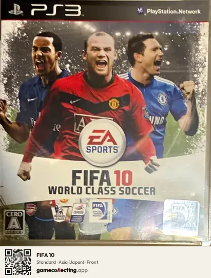 FIFA 10 PlayStation 3, Asia box front