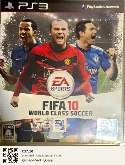 FIFA 10 PlayStation 3, Asia box front