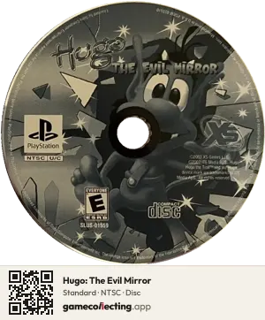 Hugo: The Evil Mirror PlayStation, NTSC disc