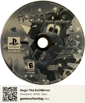 Hugo: The Evil Mirror PlayStation, NTSC disc