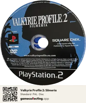 Valkyrie Profile 2: Silmeria PlayStation 2, PAL disc