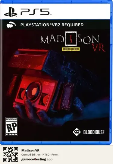 Madison VR PlayStation 5, NTSC box front
