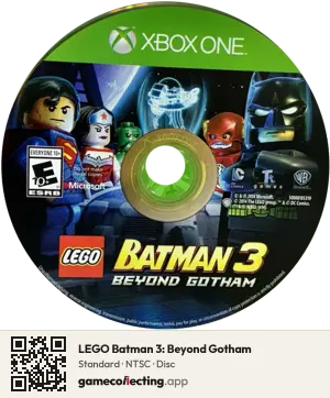 LEGO Batman 3: Beyond Gotham Xbox One, NTSC disc
