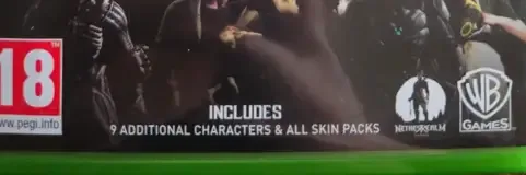 Mortal Kombat XL, the PEGI square on its front