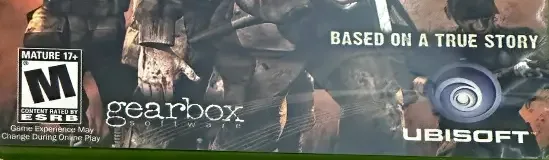 Brothers in Arms: Road to Hill 30, the ESRB box on its front