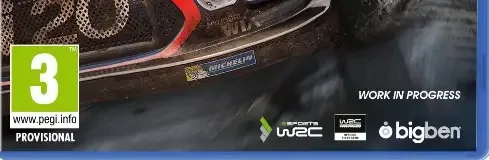 WRC 7, the PEGI square on its front