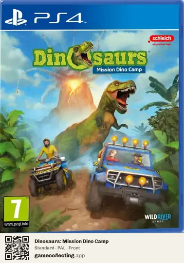 Dinosaurs: Mission Dino Camp PlayStation 4, PAL box front