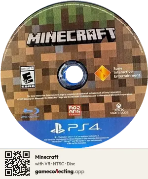 Minecraft PlayStation 4, NTSC disc