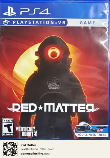 Red Matter PlayStation 4, NTSC box front