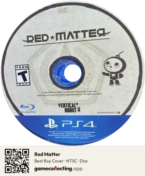 Red Matter PlayStation 4, NTSC disc