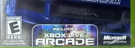 Forza Motorsport, the ESRB box on its front