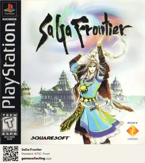 SaGa Frontier PlayStation, NTSC box front