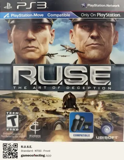 R.U.S.E. PlayStation 3, NTSC box front