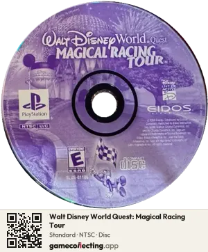 Walt Disney World Quest: Magical Racing Tour PlayStation, NTSC disc
