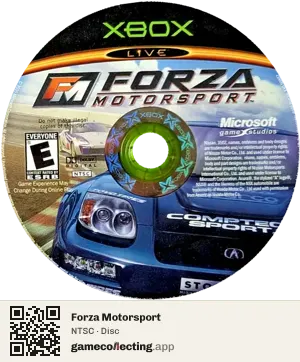 Forza Motorsport Xbox, NTSC disc