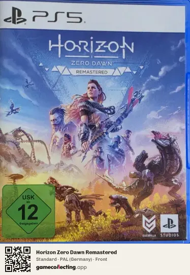 Horizon Zero Dawn Remastered PlayStation 5, Germany box front